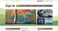 Desktop Screenshot of cityofsugarhill.com